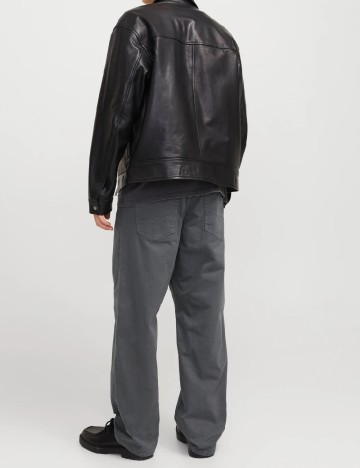 Blugi Jack&Jones, gri petrol