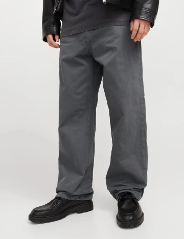 Blugi Jack&Jones, gri petrol