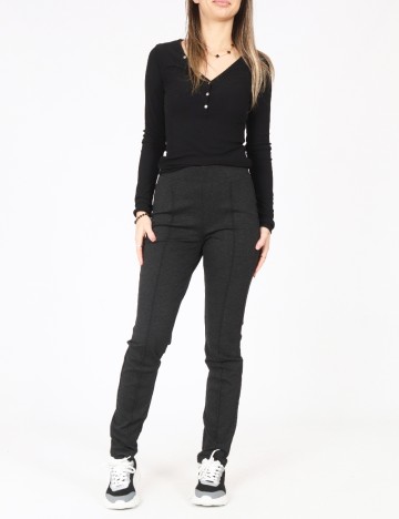 Pantaloni C&A, gri inchis