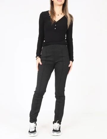 Pantaloni C&A, gri inchis