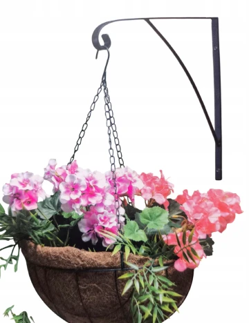 Suport suspendat pentru ghivece KINZO GARDEN, negru