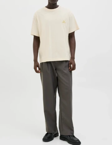 Tricou Jack&Jones, crem