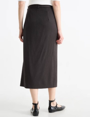 Fusta C&A, gri inchis