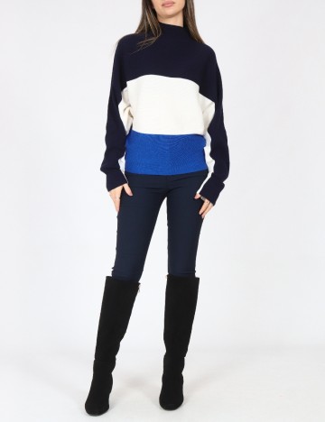 Bluza C&A, albastru/alb