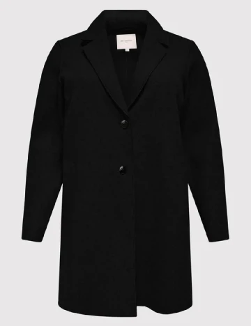 Palton Only Carmakoma, negru