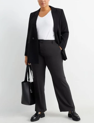 Pantaloni C&A Plus Size, negru