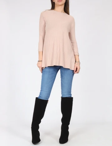 Bluza Zara, roz pudra