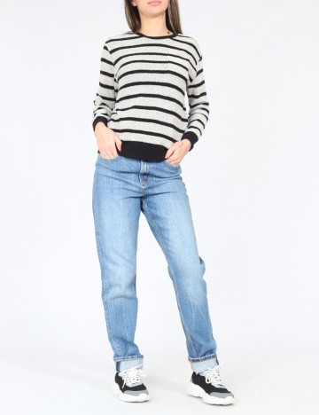 Bluza Zara, gri/negru