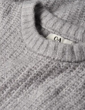 Pulover C&A, gri