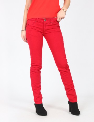 Pantaloni Zara, rosu