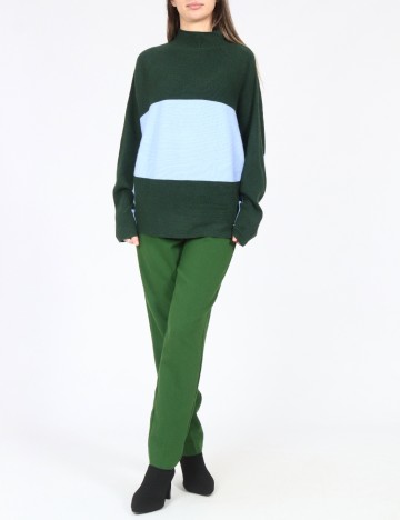 Bluza C&A, verde/albastru