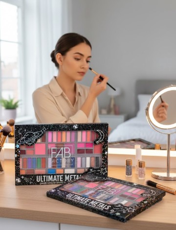 
						Paleta de machiaj  FAB Factory, mix culori