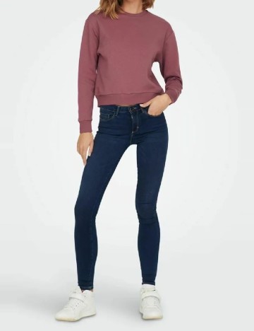 Bluza Jacqueline de Yong, roz pudra inchis