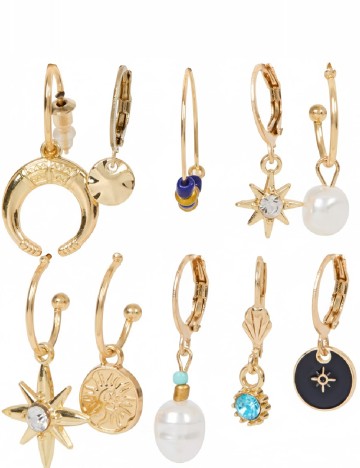 
						Set Cercei Trendz, auriu