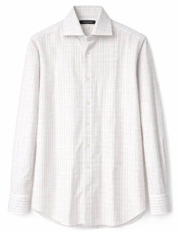 Camasa Zara, ecru/rosu