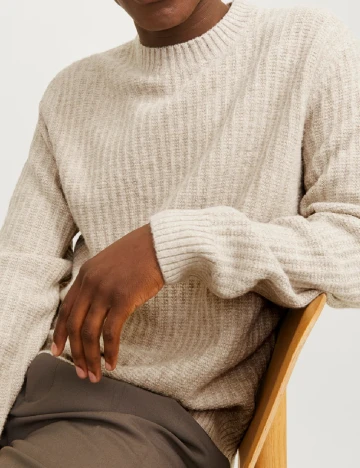 Pulover Jack&Jones, crem Crem