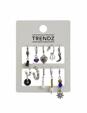 Set Cercei Trendz, argintiu