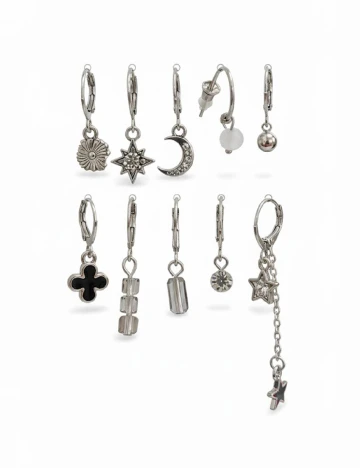 Set Cercei Trendz, argintiu