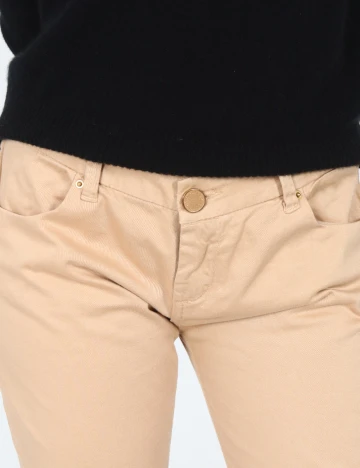 Pantaloni Zara, maro