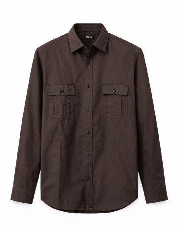 Camasa Zara, maro inchis