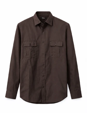 Camasa Zara, maro inchis