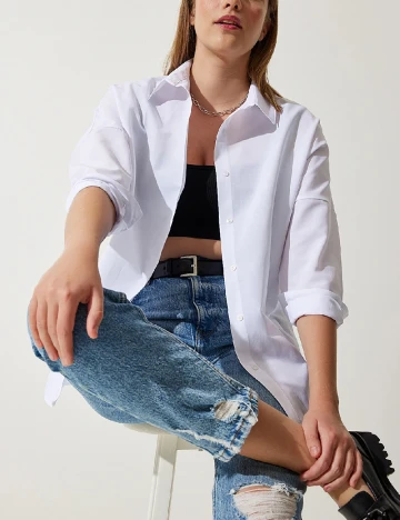 Camasa Happiness Istanbul, alb