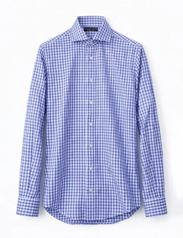 Camasa Zara, alb/albastru