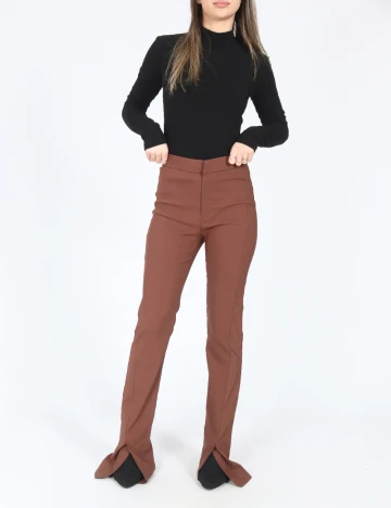 Pantaloni Zara, maro