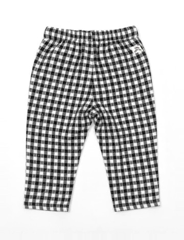 Pantaloni Zara, negru/alb