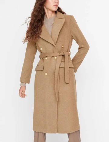 Palton TRENDYOL, maro