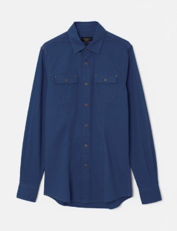 Camasa Zara, bleumarin