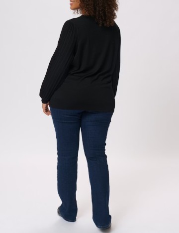 Bluza Kaffe Curve, negru