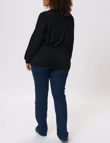 Bluza Kaffe Curve, negru