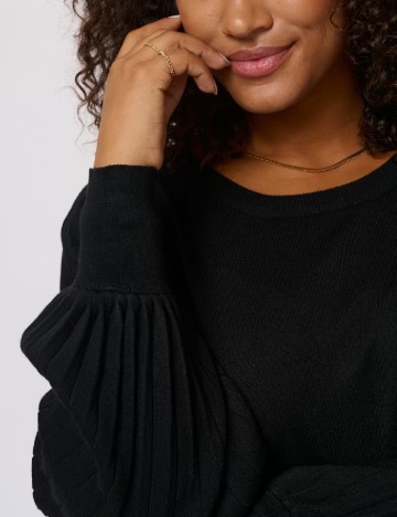 Bluza Kaffe Curve, negru