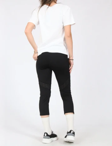 Colanti trei sferturi Bershka, negru