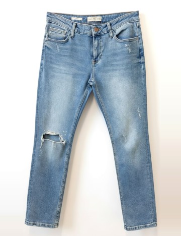 
						Blugi Bershka, albastru