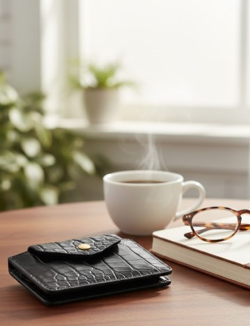 Mini portofel Trendz, negru