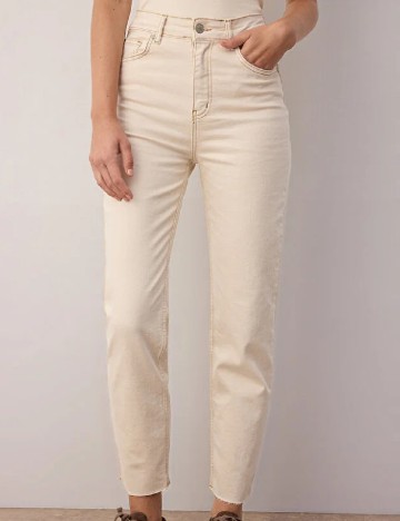 Blugi TRENDYOL, crem