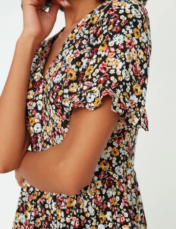 Rochie scurta TRENDYOL, floral print