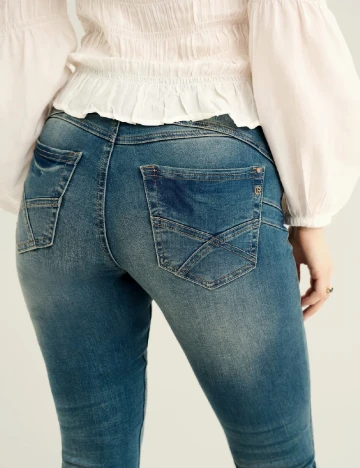 Blugi Cream, albastru