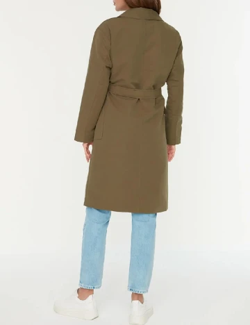 Trench TRENDYOL, kaki