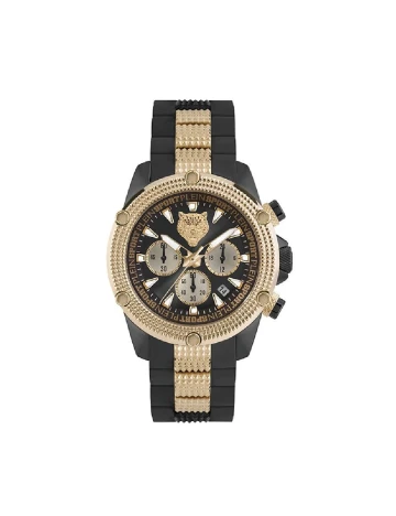 Ceas Hurricane Philipp Plein, auriu/negru