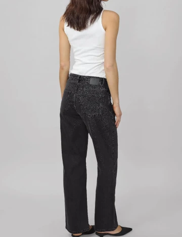 Blugi My Essential Wardrobe, gri inchis