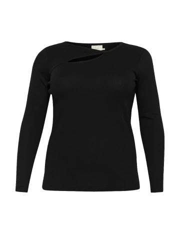 Bluza Kaffe Curve, negru
