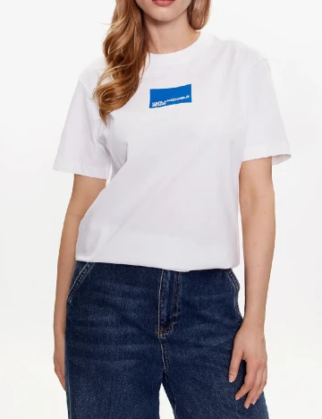 Tricou Karl Lagerfeld Jeans, alb