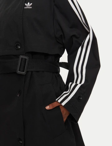 Trench Adidas, negru