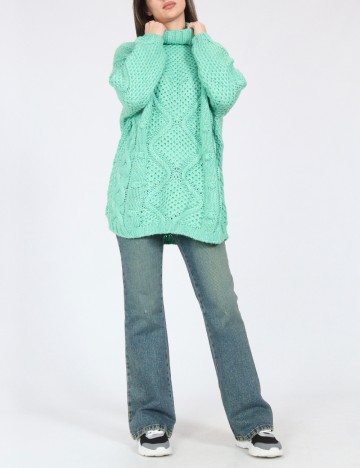 
						Pulover Oversize Zara, verde