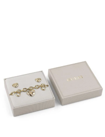 Set bijuterii Guess, auriu
