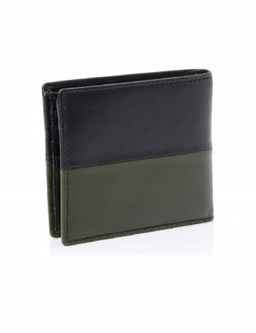 Portofel Hugo, albastru/verde