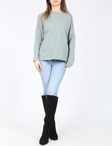 Bluza Pull&Bear, verde